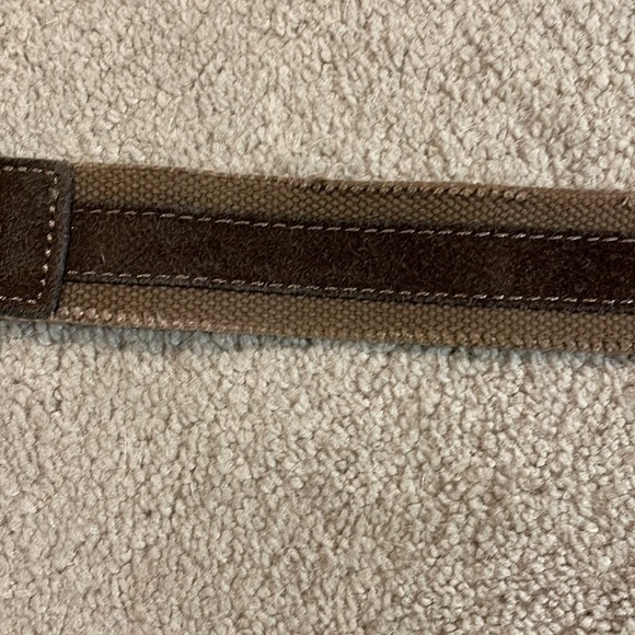 Men’s canvas and suede banana republic belt, size 38 - Picture 4 of 7